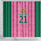 Pink South Africa Cricket Custom Shower Curtain Proteas Be Way Pink