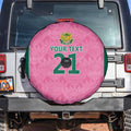 Pink South Africa Cricket Custom Spare Tire Cover Proteas Be Way Pink