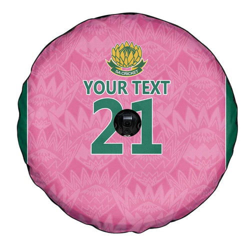 Pink South Africa Cricket Custom Spare Tire Cover Proteas Be Way Pink