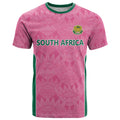 Pink South Africa Cricket Custom T Shirt Proteas Be Way Pink