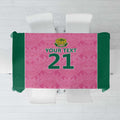 Pink South Africa Cricket Custom Tablecloth Proteas Be Way Pink