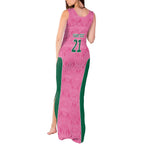 Pink South Africa Cricket Custom Tank Maxi Dress Proteas Be Way Pink