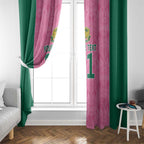 Pink South Africa Cricket Custom Window Curtain Proteas Be Way Pink
