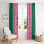 Pink South Africa Cricket Custom Window Curtain Proteas Be Way Pink