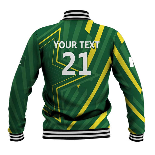 Pakistan Cricket Custom Baseball Jacket Shaheen Falcon Go Champions
