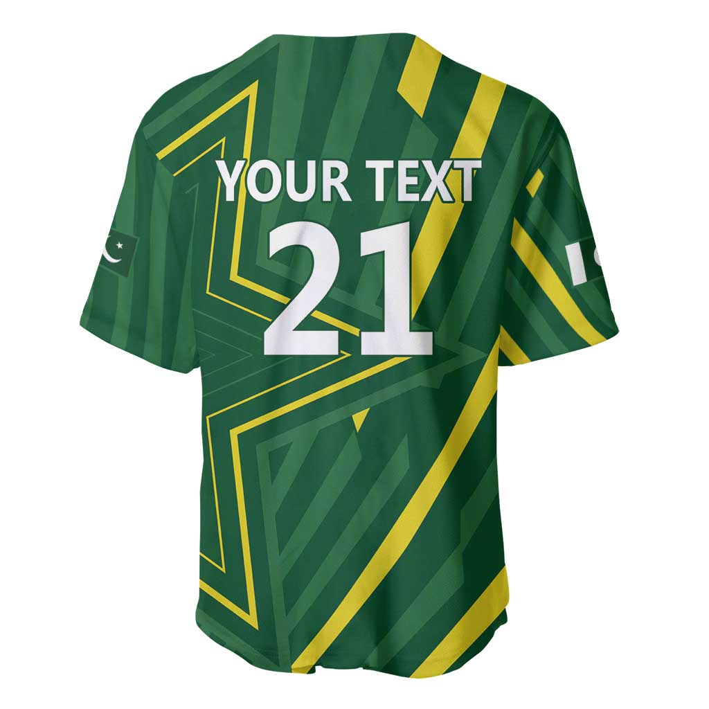 Pakistan Cricket Custom Baseball Jersey Shaheen Falcon Go Champions
