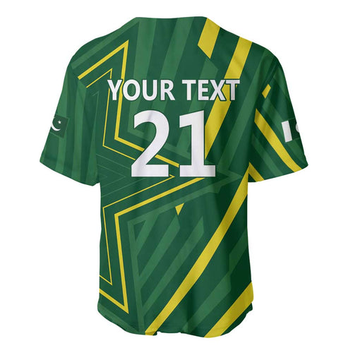 Pakistan Cricket Custom Baseball Jersey Shaheen Falcon Go Champions