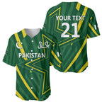 Pakistan Cricket Custom Baseball Jersey Shaheen Falcon Go Champions