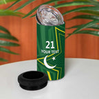 Pakistan Cricket Custom 4 in 1 Can Cooler Tumbler Shaheen Falcon Go Champions