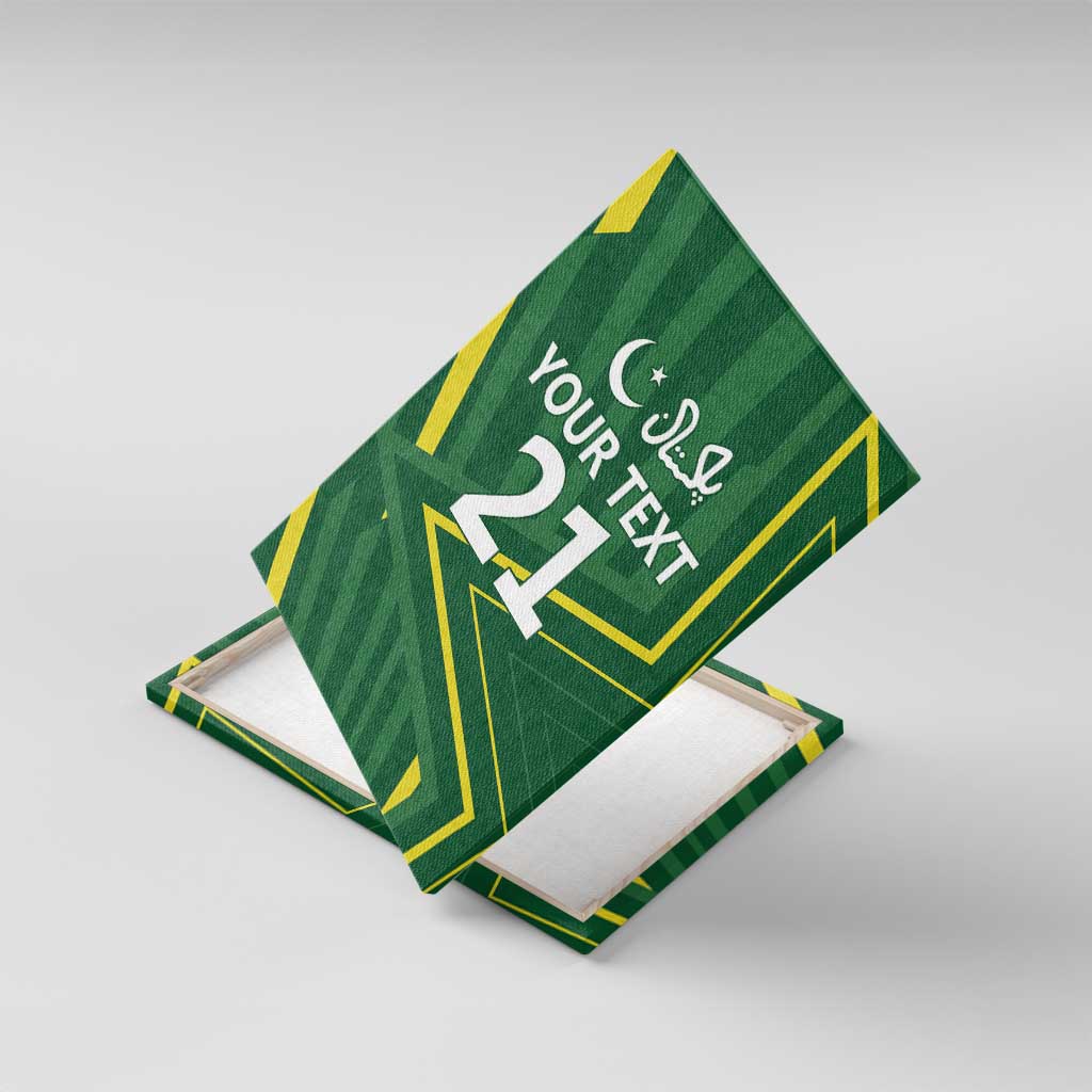 Pakistan Cricket Custom Canvas Wall Art Shaheen Falcon Go Champions