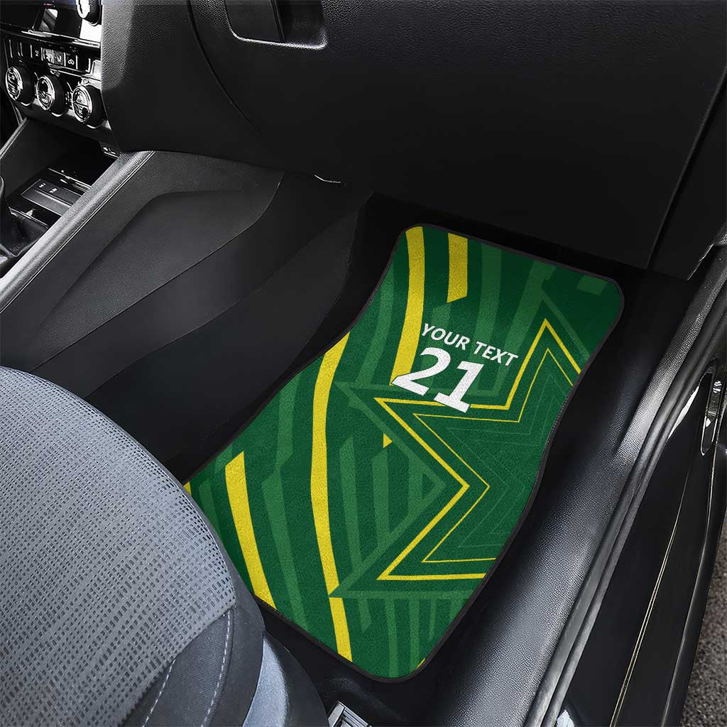 Pakistan Cricket Custom Car Mats Shaheen Falcon Go Champions