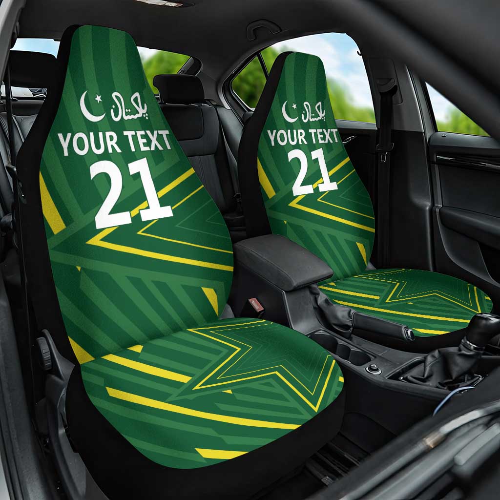 Pakistan Cricket Custom Car Seat Cover Shaheen Falcon Go Champions
