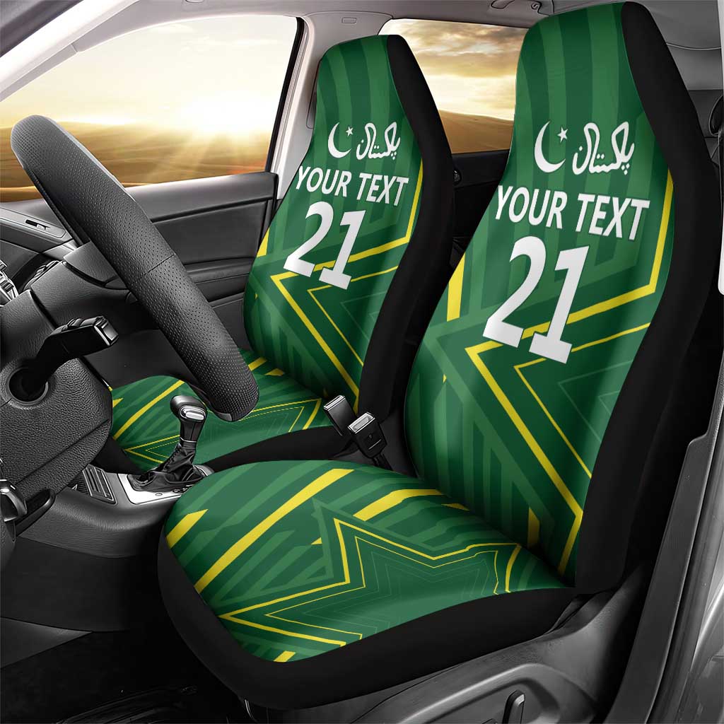 Pakistan Cricket Custom Car Seat Cover Shaheen Falcon Go Champions