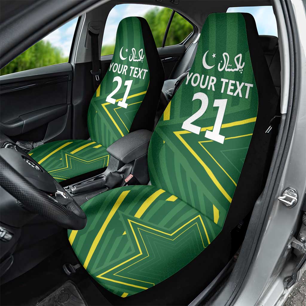 Pakistan Cricket Custom Car Seat Cover Shaheen Falcon Go Champions