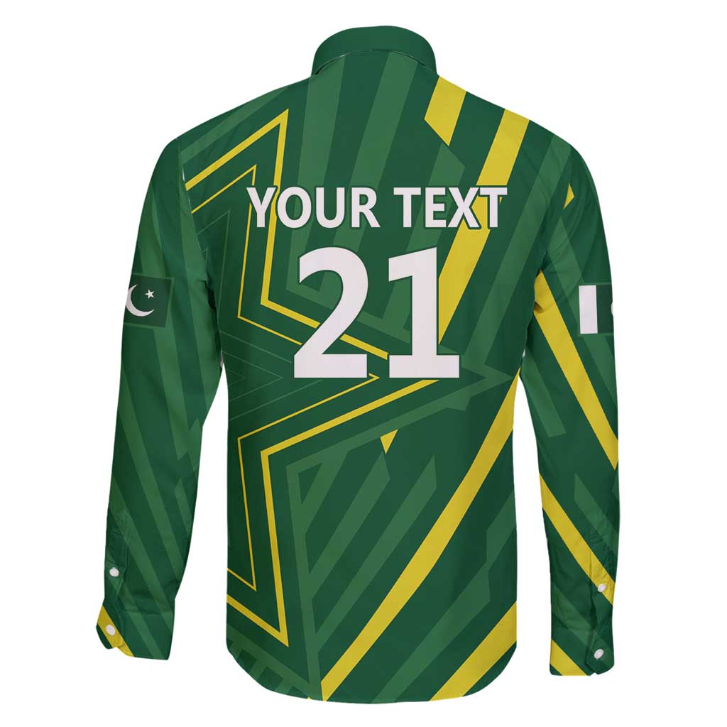Pakistan Cricket Custom Family Matching Off Shoulder Short Dress and Hawaiian Shirt Shaheen Falcon Go Champions