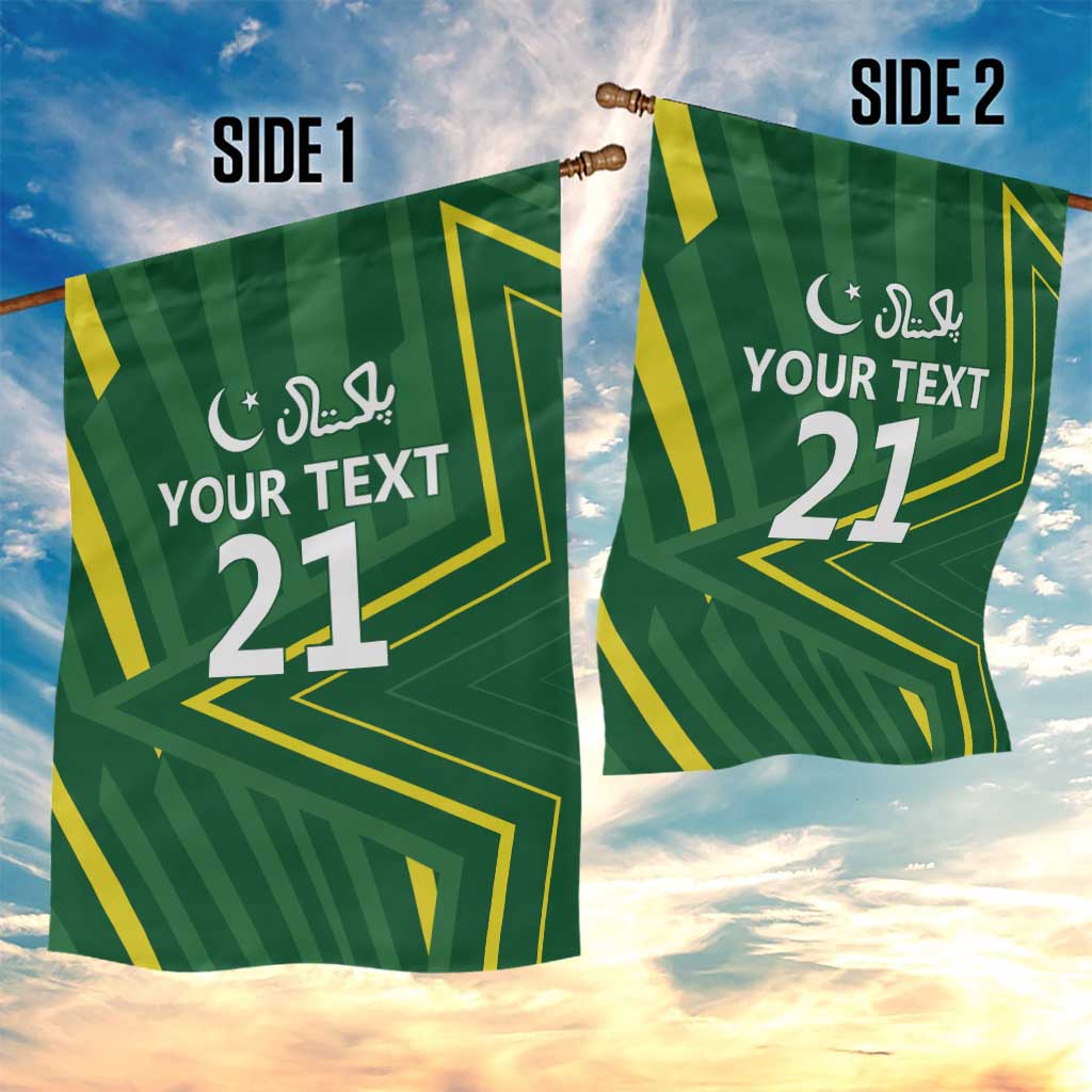 Pakistan Cricket Custom Garden Flag Shaheen Falcon Go Champions