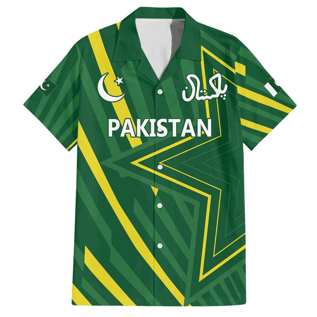 Pakistan Cricket Custom Hawaiian Shirt Shaheen Falcon Go Champions