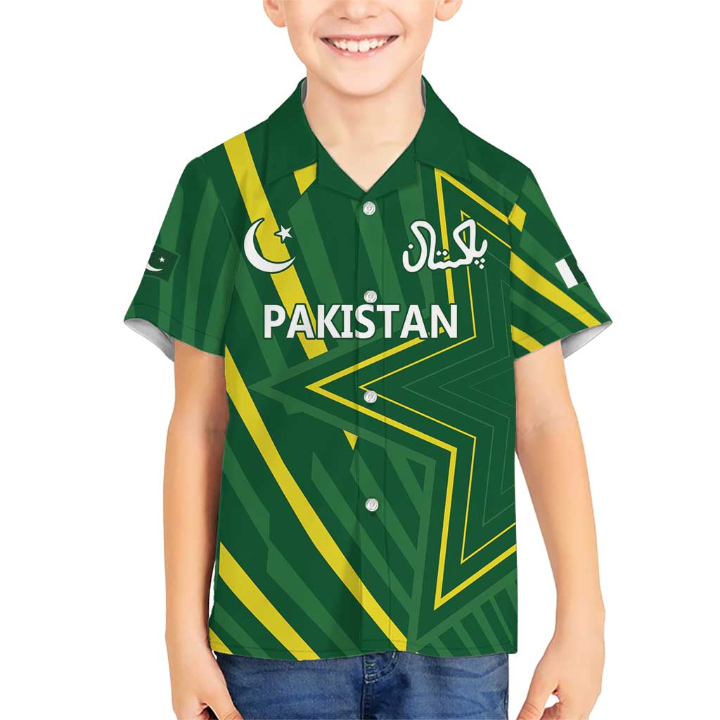 Pakistan Cricket Custom Hawaiian Shirt Shaheen Falcon Go Champions