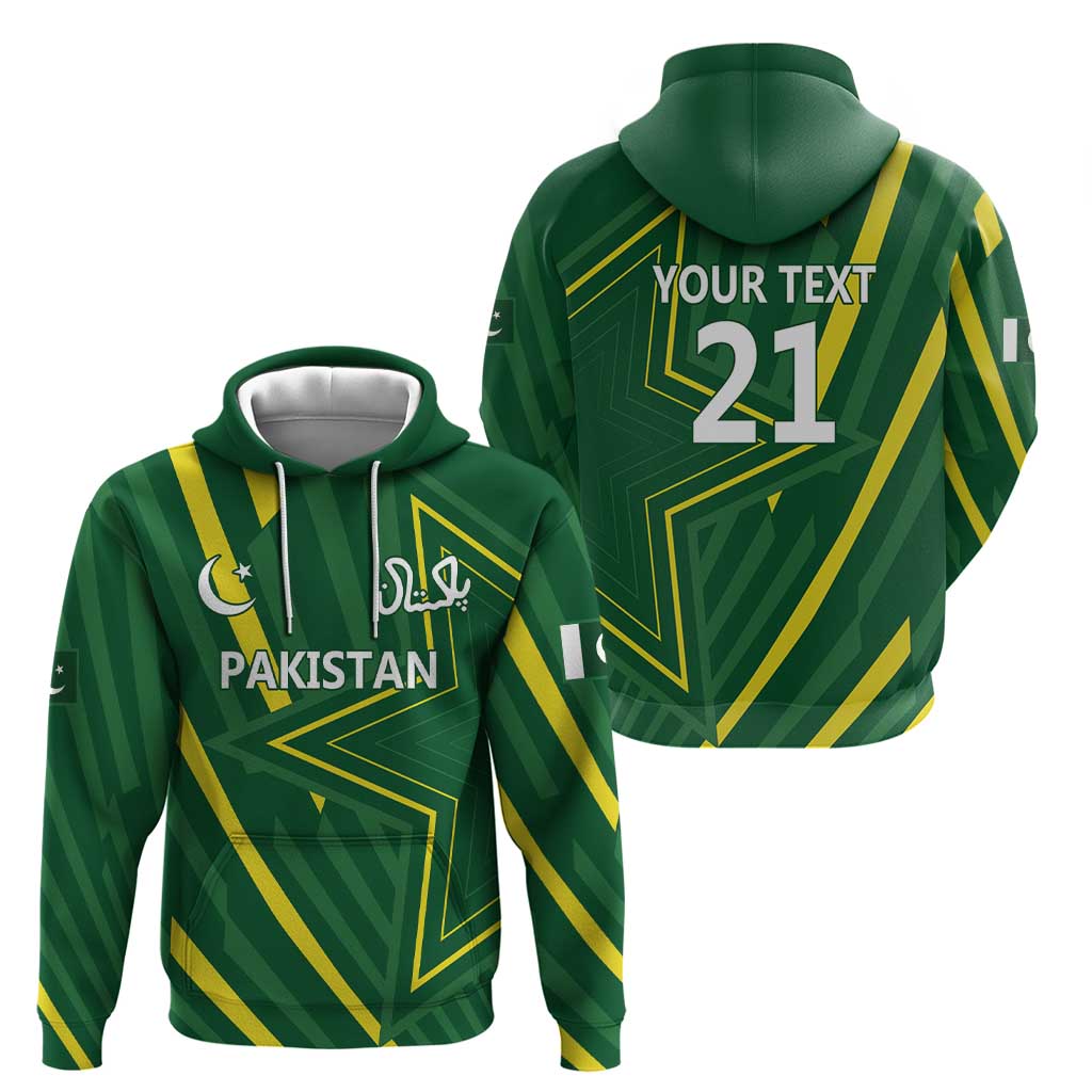 Pakistan Cricket Custom Hoodie Shaheen Falcon Go Champions