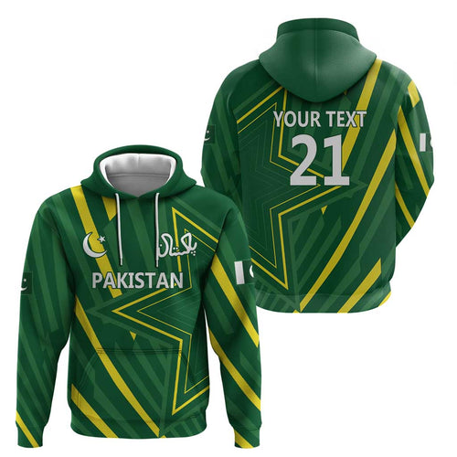 Pakistan Cricket Custom Hoodie Shaheen Falcon Go Champions