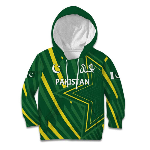 Pakistan Cricket Custom Kid Hoodie Shaheen Falcon Go Champions
