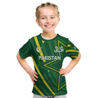 Pakistan Cricket Custom Kid T Shirt Shaheen Falcon Go Champions
