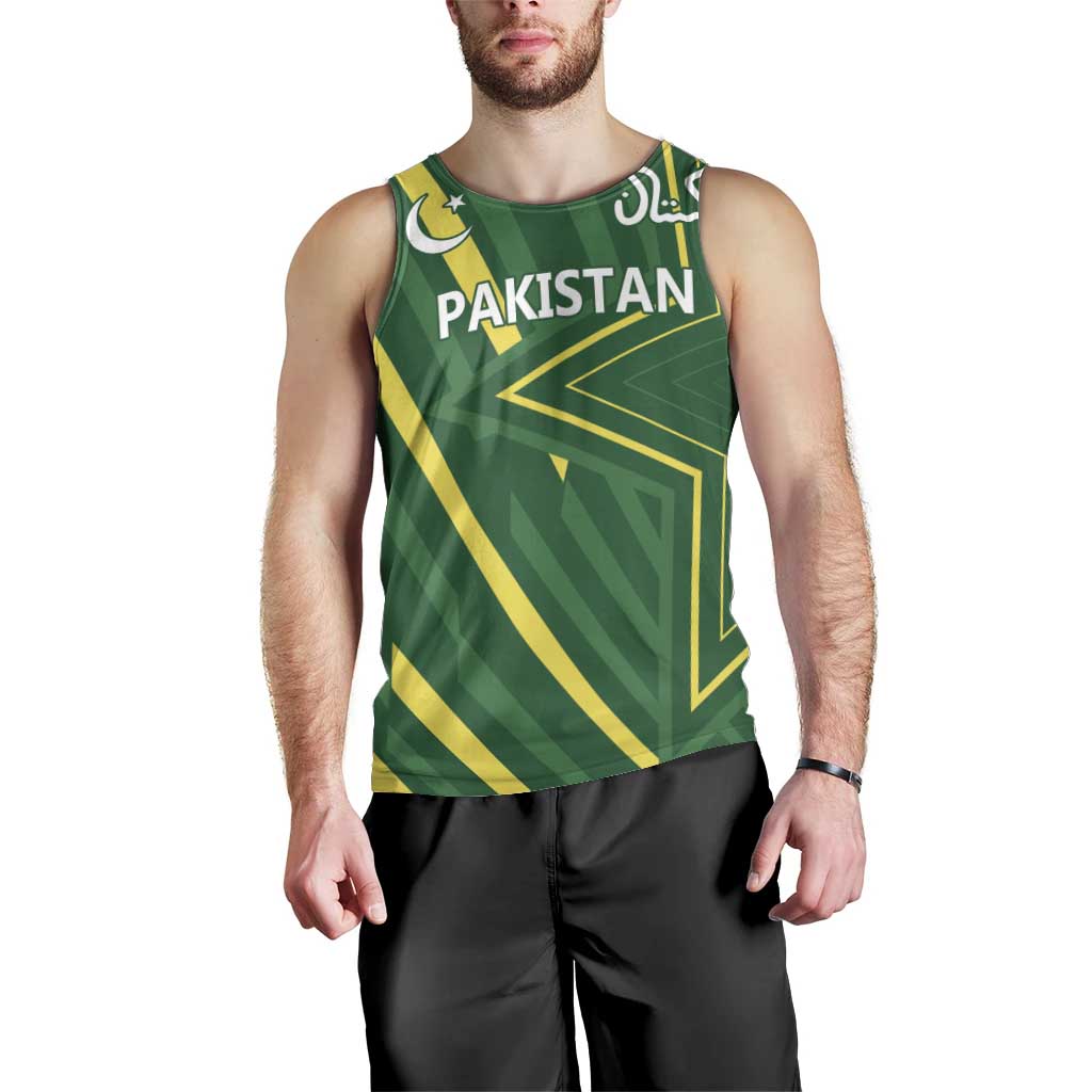 Pakistan Cricket Custom Men Tank Top Shaheen Falcon Go Champions