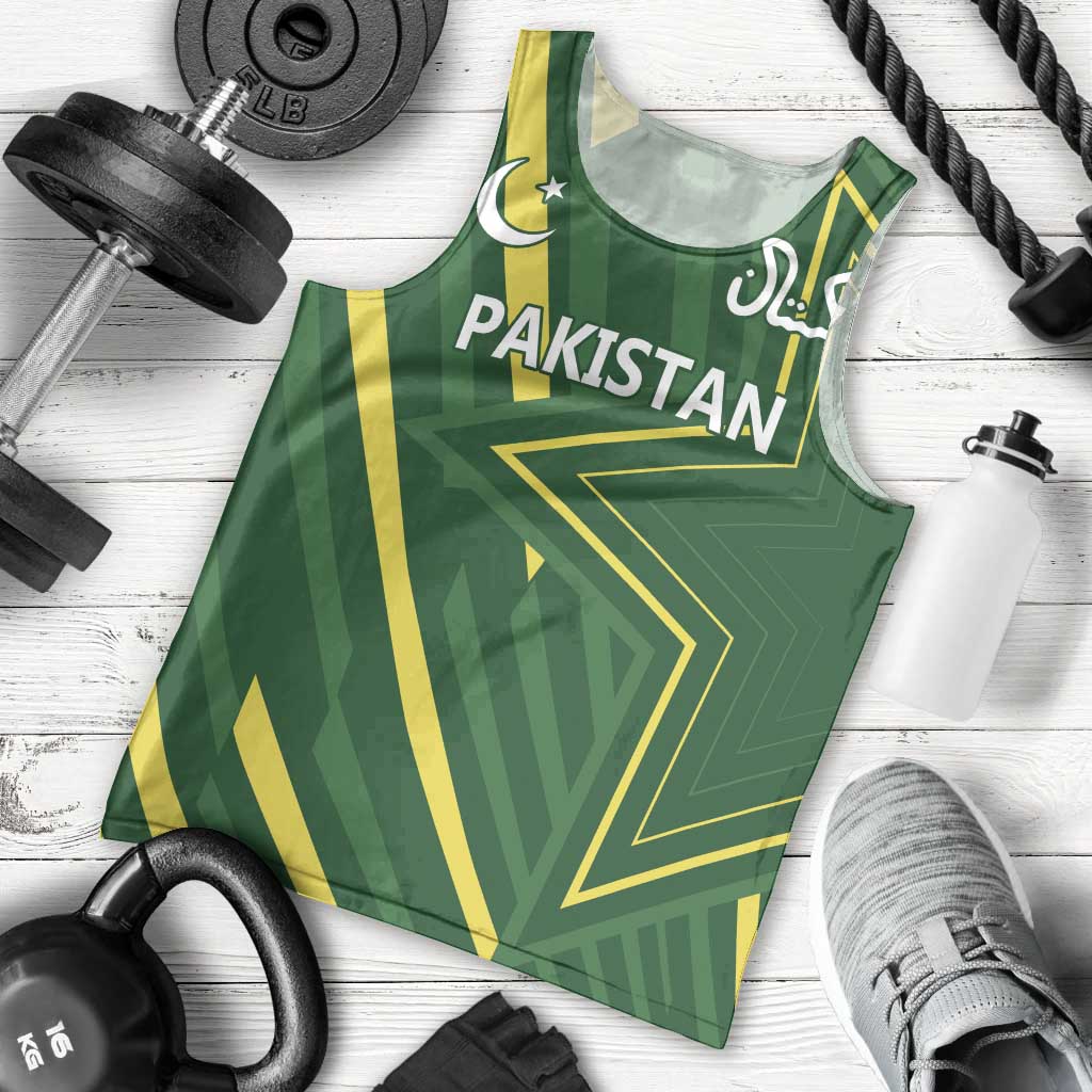 Pakistan Cricket Custom Men Tank Top Shaheen Falcon Go Champions