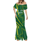 Pakistan Cricket Custom Mermaid Dress Shaheen Falcon Go Champions