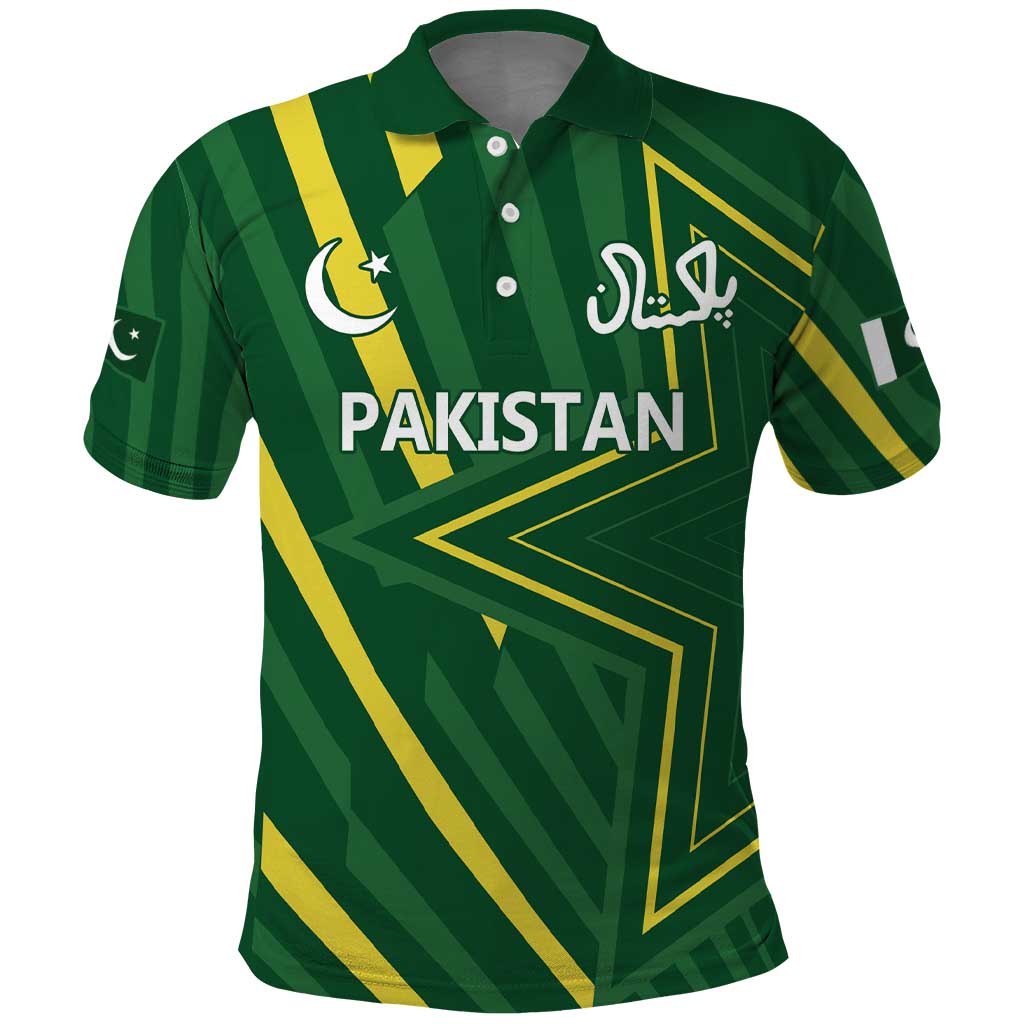 Pakistan Cricket Custom Polo Shirt Shaheen Falcon Go Champions