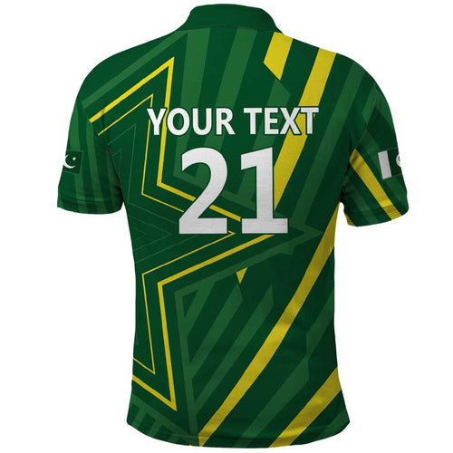 Pakistan Cricket Custom Polo Shirt Shaheen Falcon Go Champions