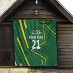 Pakistan Cricket Custom Quilt Shaheen Falcon Go Champions