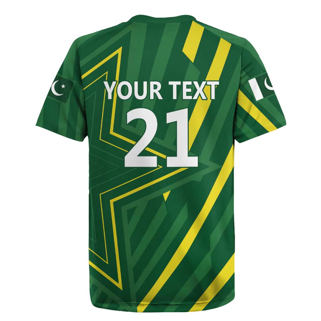 Pakistan Cricket Custom Rugby Jersey Shaheen Falcon Go Champions