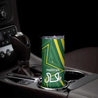 Pakistan Cricket Custom Skinny Tumbler Shaheen Falcon Go Champions