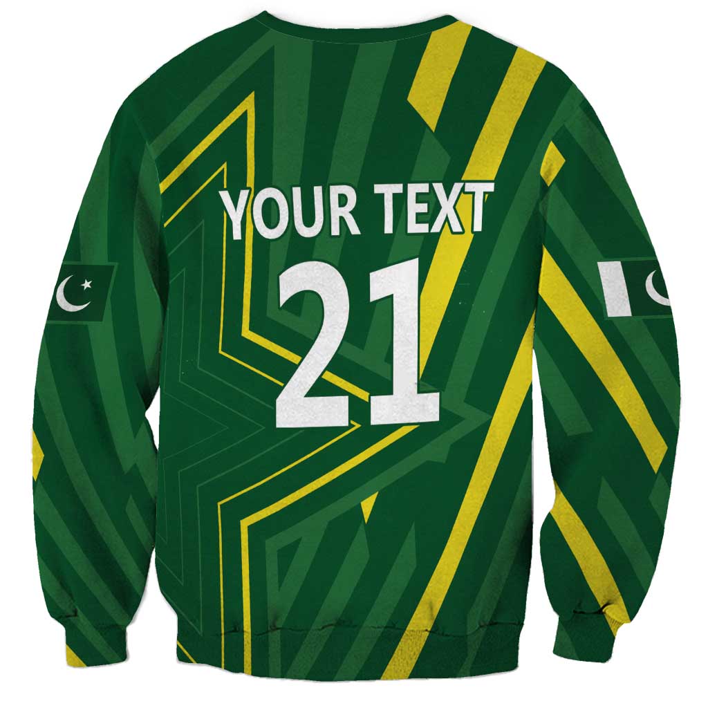Pakistan Cricket Custom Sweatshirt Shaheen Falcon Go Champions