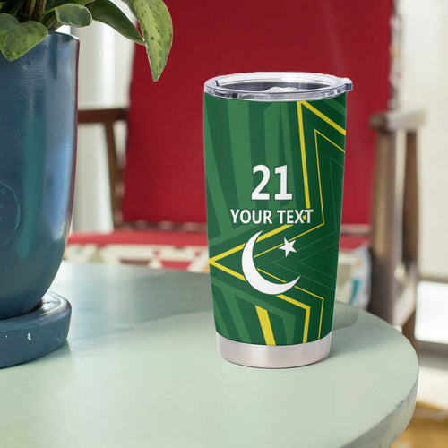 Pakistan Cricket Custom Tumbler Cup Shaheen Falcon Go Champions