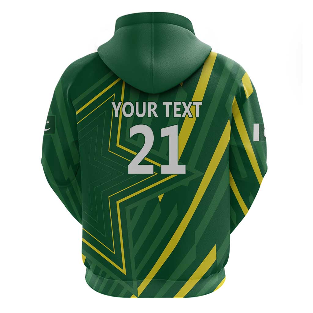 Pakistan Cricket Custom Zip Hoodie Shaheen Falcon Go Champions