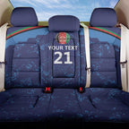 Afghan Atalans Cricket Custom Back Car Seat Cover Afghanistan Map with Sporty Style
