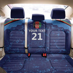 Afghan Atalans Cricket Custom Back Car Seat Cover Afghanistan Map with Sporty Style
