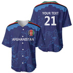 Afghan Atalans Cricket Custom Baseball Jersey Afghanistan Map with Sporty Style