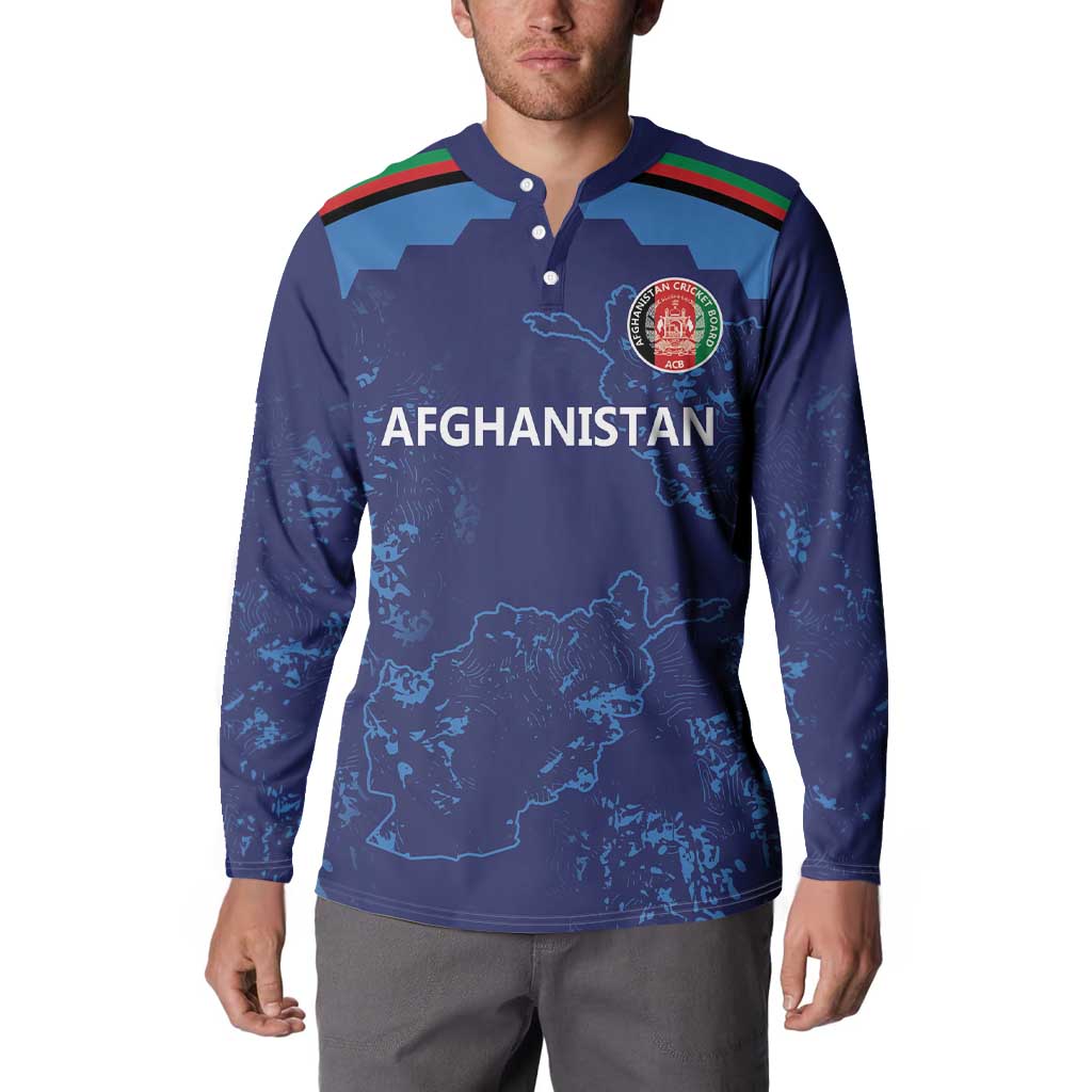 Afghan Atalans Cricket Custom Button Sweatshirt Afghanistan Map with Sporty Style