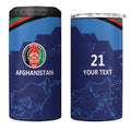 Afghan Atalans Cricket Custom 4 in 1 Can Cooler Tumbler Afghanistan Map with Sporty Style
