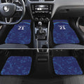 Afghan Atalans Cricket Custom Car Mats Afghanistan Map with Sporty Style
