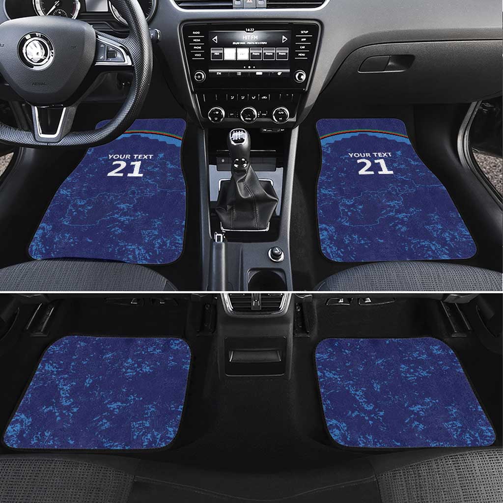Afghan Atalans Cricket Custom Car Mats Afghanistan Map with Sporty Style