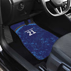 Afghan Atalans Cricket Custom Car Mats Afghanistan Map with Sporty Style