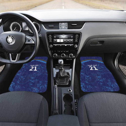 Afghan Atalans Cricket Custom Car Mats Afghanistan Map with Sporty Style