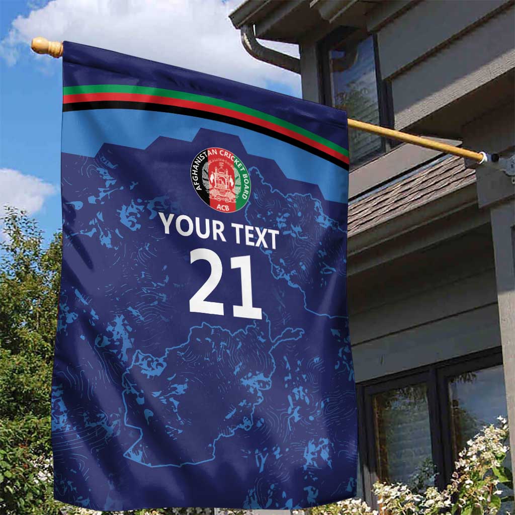 Afghan Atalans Cricket Custom Garden Flag Afghanistan Map with Sporty Style
