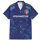 Afghan Atalans Cricket Custom Hawaiian Shirt Afghanistan Map with Sporty Style
