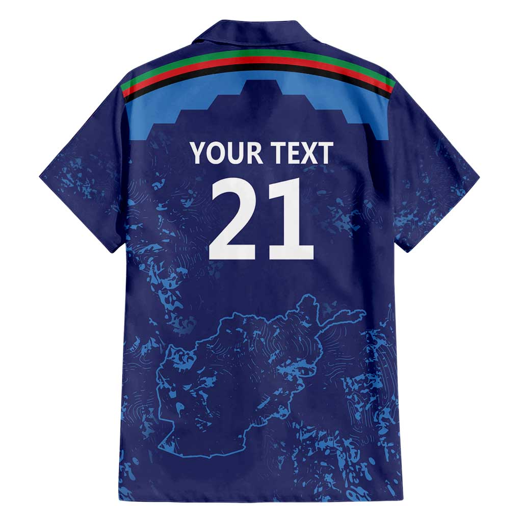 Afghan Atalans Cricket Custom Hawaiian Shirt Afghanistan Map with Sporty Style