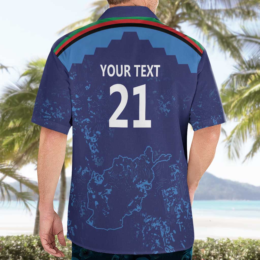 Afghan Atalans Cricket Custom Hawaiian Shirt Afghanistan Map with Sporty Style